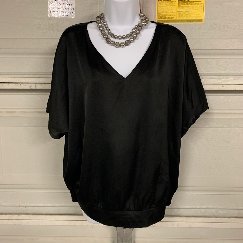 The Express Black Silky Top!